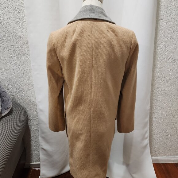 ASOS Grey and tan trench coat - Picture 9 of 11